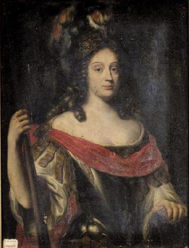 Johann Hulsmann Liselotte of the Palatinate as Minerva Sweden oil painting art